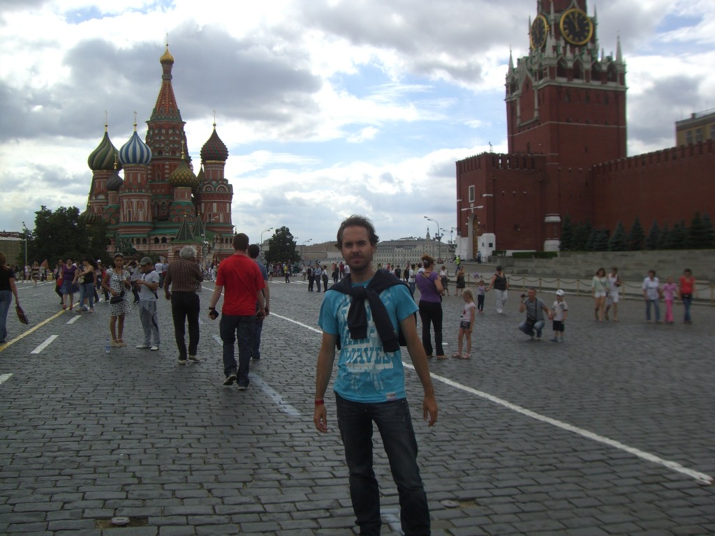 On the Red Square in Moscow
