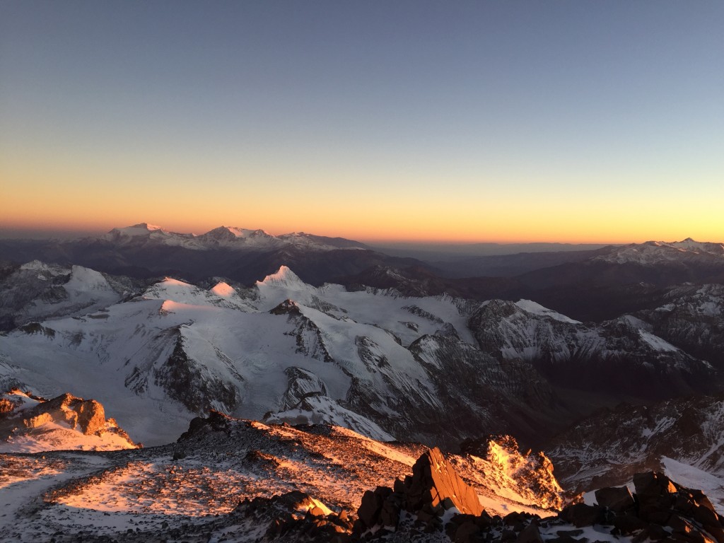 Morning idyll between Camp 3 and the summit