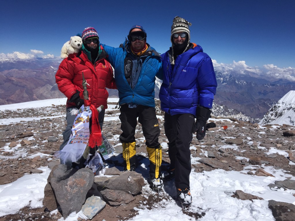 Summit picture (from left to right): Mr. Nansen, Jodi, Stephan and Richard